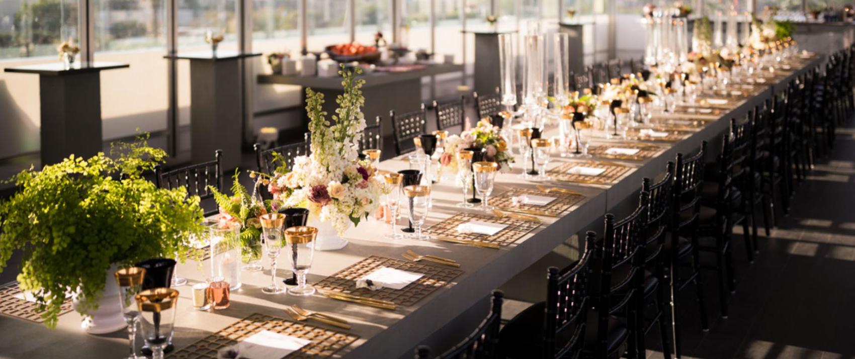 wedding table spread